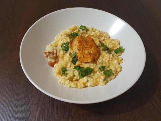 Kuracie rizoto, Hlavné jedlá, recept, Slavka K