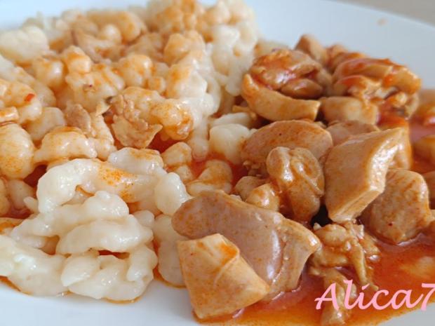 Kura na paprike, Hlavné jedlá, recept, Alica7
