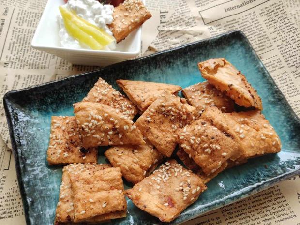 Slané keksíky z červenej šošovice, Slané, recept, dasa_