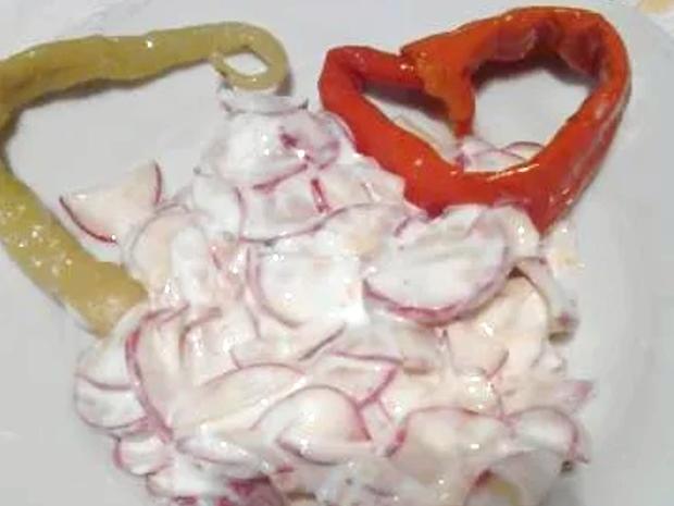 Rýchly redkvičkový šalát, Šaláty, recept, emadorotka