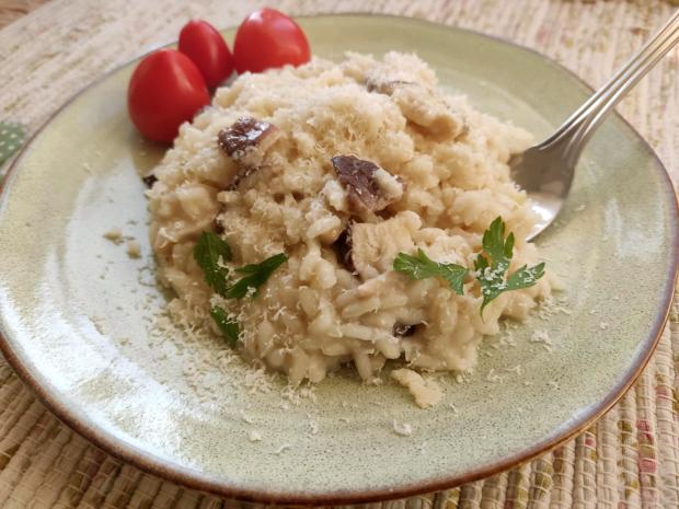 Krémové dubákové rizoto, Hlavné jedlá, recept, dasa_