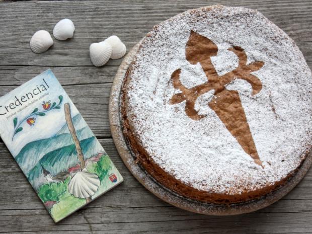 Torta de Santiago, Torty, recept, Kamila