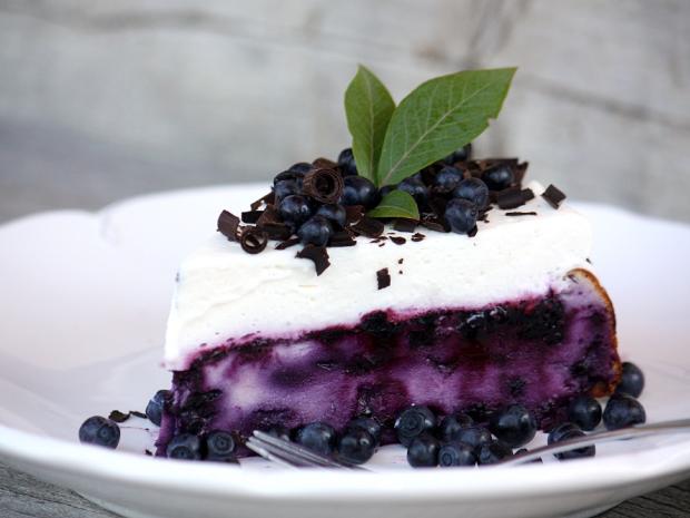 Božská čučoriedkovo tvarohová torta, Torty, recept, Kamila
