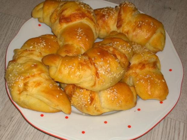 Slané rožky so syrom, Chlieb, pečivo, recept, anjeli