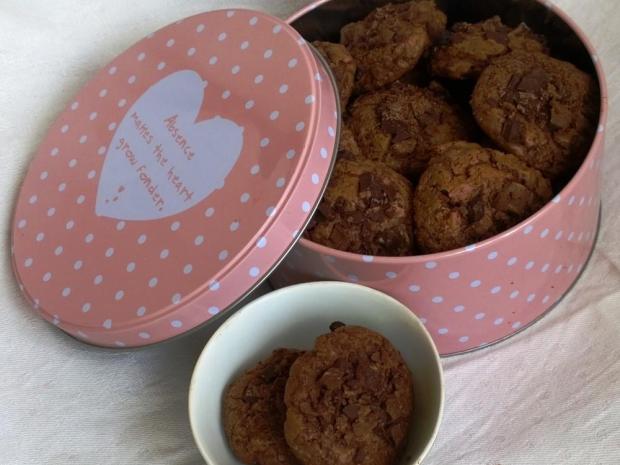 Čokoládové cookies, Drobné pečivo, recept, anjeli