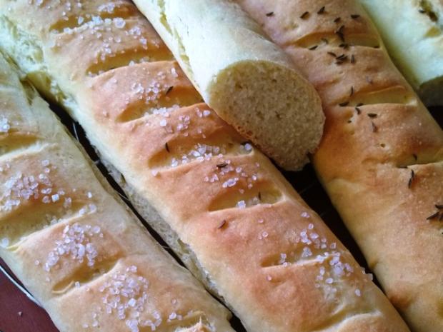 Bagety z jogurtového cesta, Chlieb, pečivo, recept, anjeli